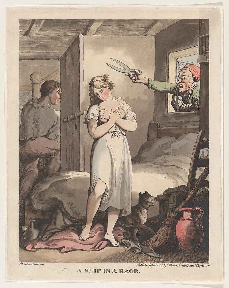 Thomas Rowlandson-161-Un ceffone in preda alla rabbia